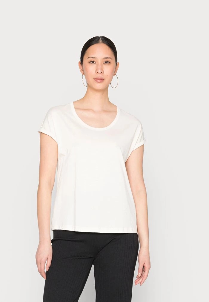 T-Shirt ANNA FIELD Anna Field Basic T-shirt Marron Femme | MWS-1022052